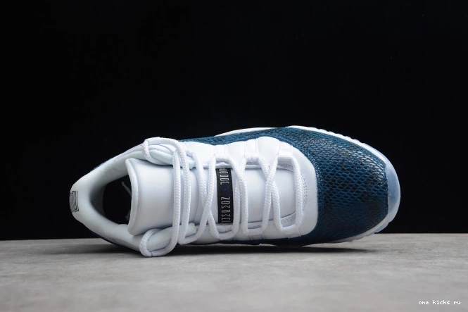Rep Onekick Snakeskin Jordan Blue Air 11 CD6846-102 Low Navy 0703